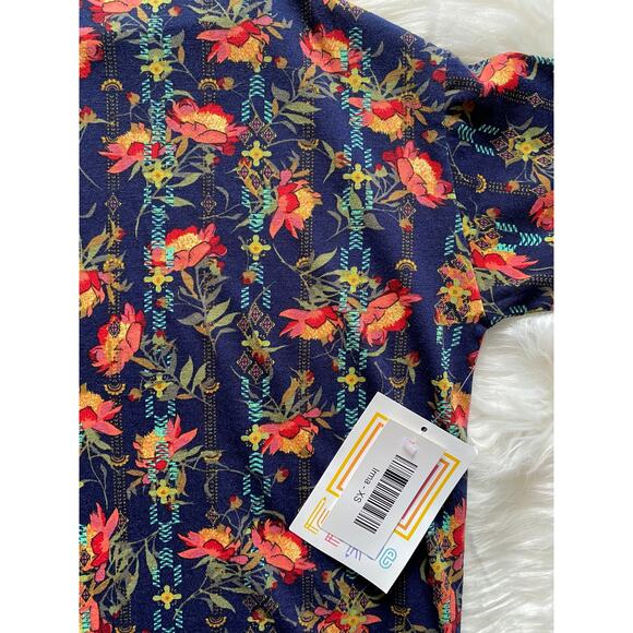 NWT XS Lularoe Floral Irma - Picture 2 of 2